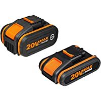 Los mejores  - Worx WA3605 Baterías- 80 W- 20 V- Set de 2 Piezas